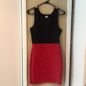 Black and red dress great for Christmas party